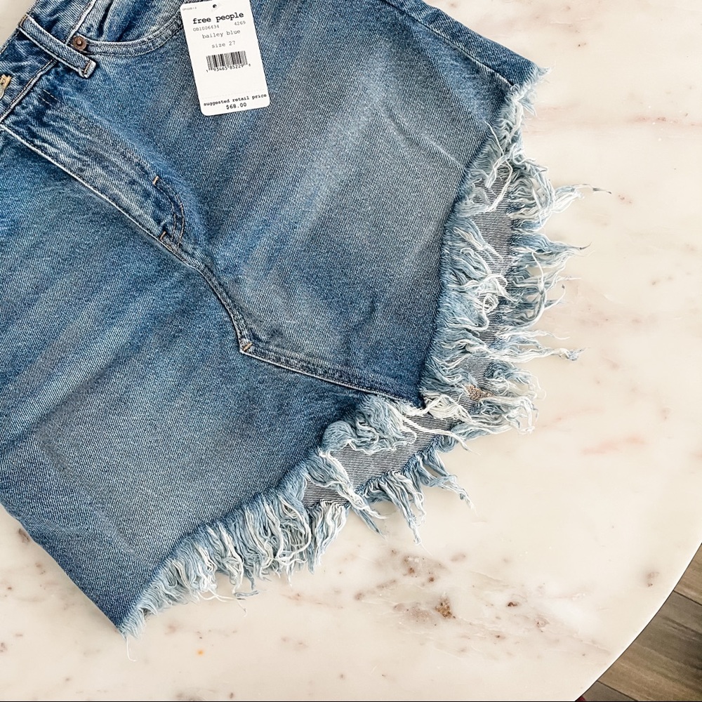Free People Bailey Fray Hem Mini Skirt - Picture 8 of 9